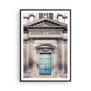 Affiche dans un cadre noir - Poster - La porte d'entrée vers le monde de l'esprit - 70x100 cm