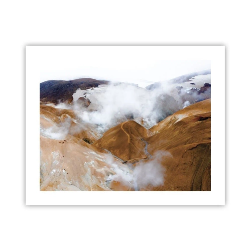 Affiche - Poster - Le charme brut de l'Islande - 50x40 cm