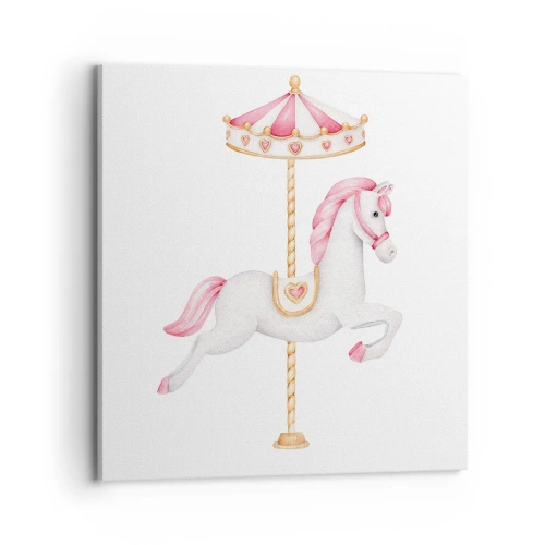 Impression sur toile - Image sur toile - Les sabots en avant - 70x70 cm