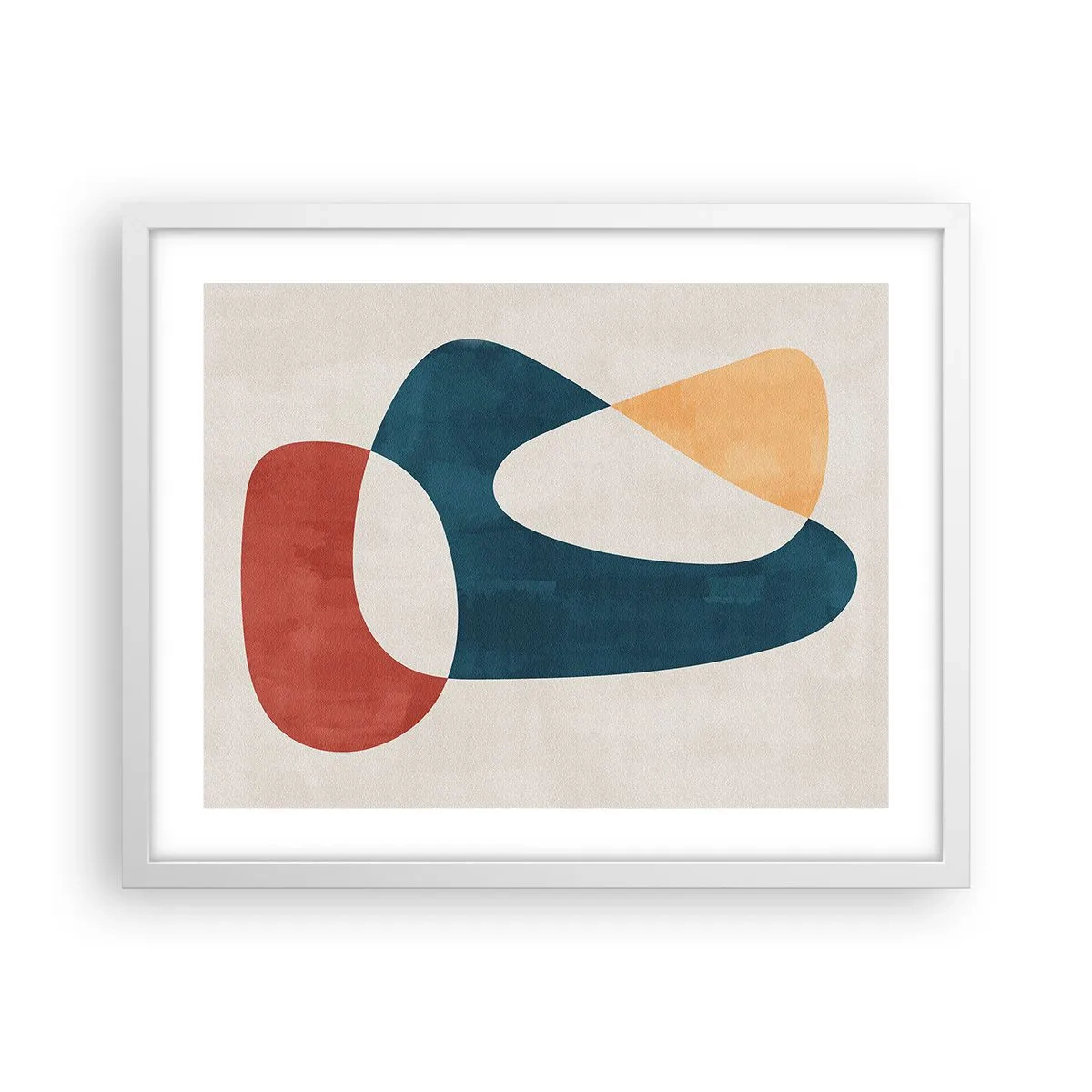 Affiche dans un cadre blanc - Poster - Influences et métamorphoses - 50x40 cm