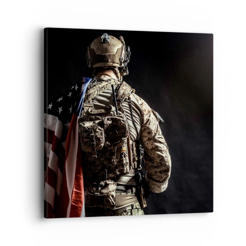 Impression sur toile - Image sur toile - C'est exactement pour ça - 40x40 cm