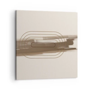 Impression sur toile - Image sur toile - Parfum de gris - 60x60 cm