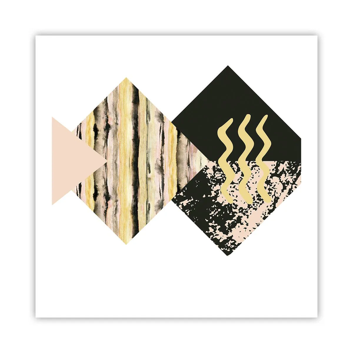 Affiche - Poster - Pas si simple - 60x60 cm