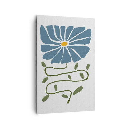 Impression sur toile - Image sur toile - Une branche à une fleur - 80x120 cm