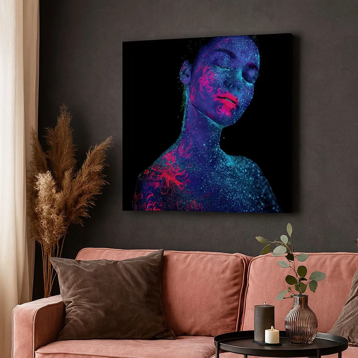 Impression sur toile - Image sur toile - Dans la poussière d'étoiles - 30x30 cm