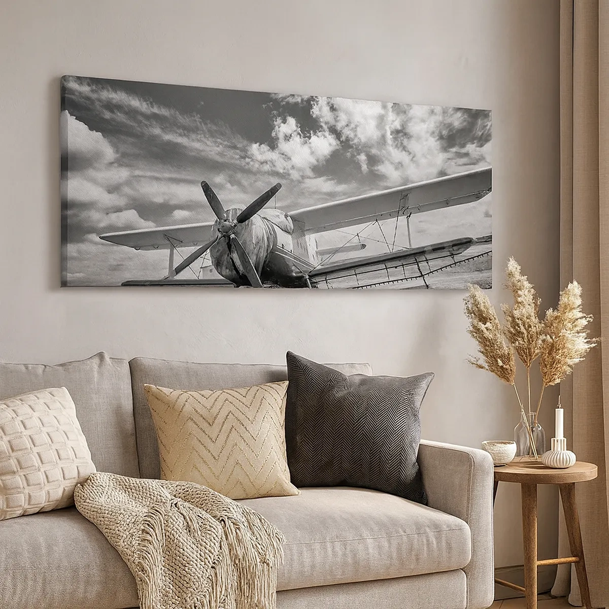 Impression sur toile - Image sur toile - Je suis impatient! - 30x30 cm