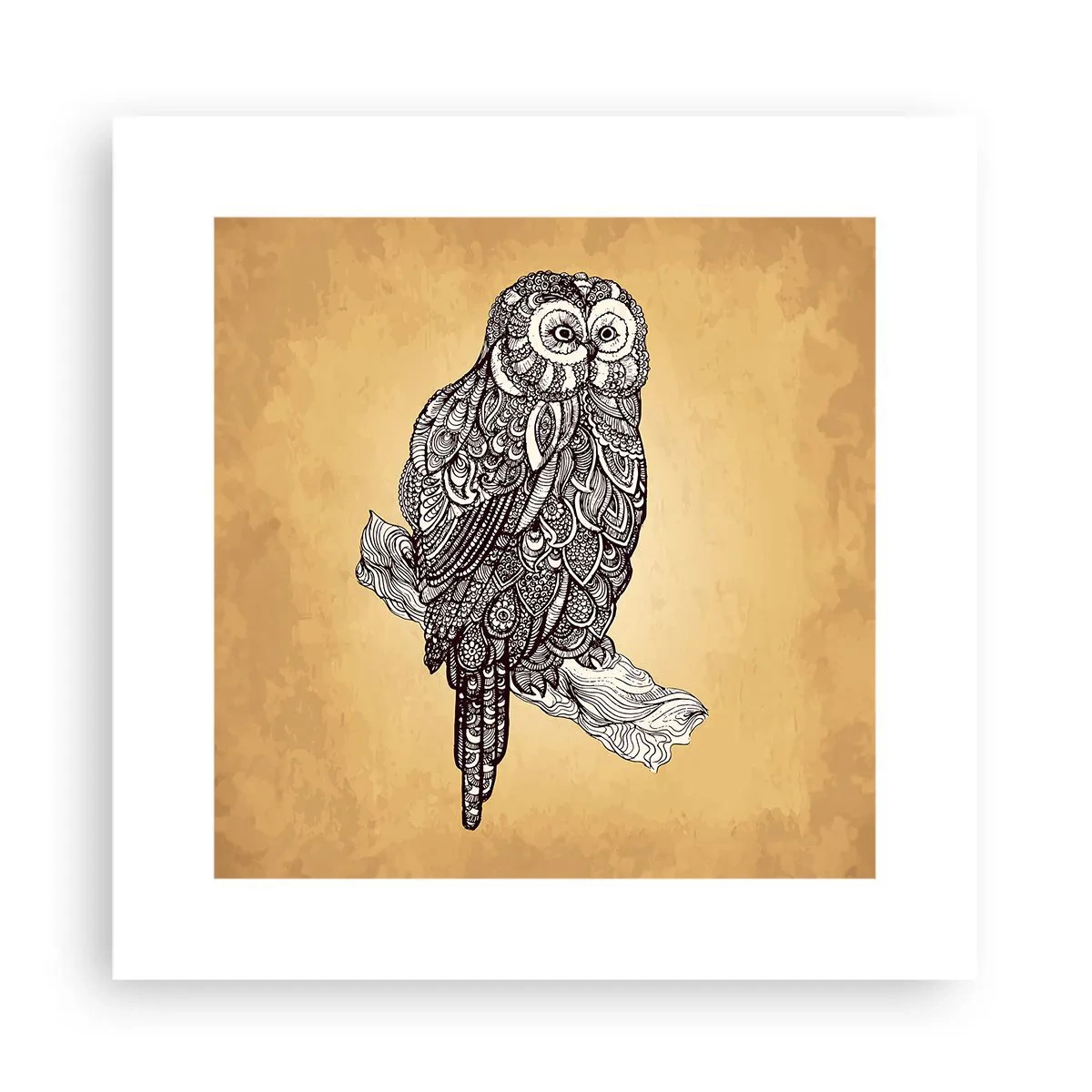 Affiche - Poster - Ornements complexes de sagesse - 30x30 cm