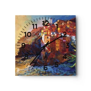 Horloge murale - Pendule murale - Climats italien - 40x40 cm