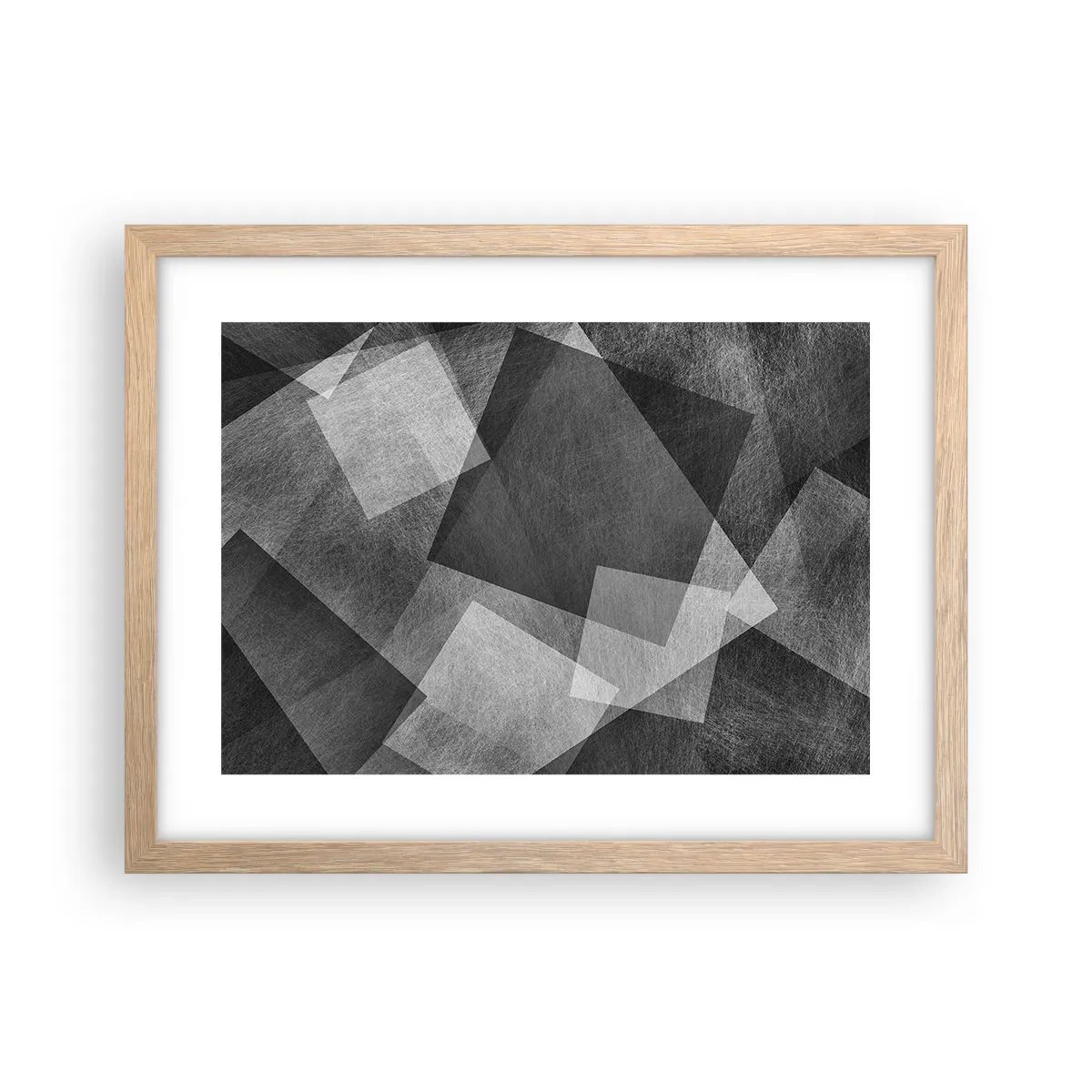 Affiche dans un chêne clair - Poster - Le symbole éternel de durabilité et d'ordre - 40x30 cm