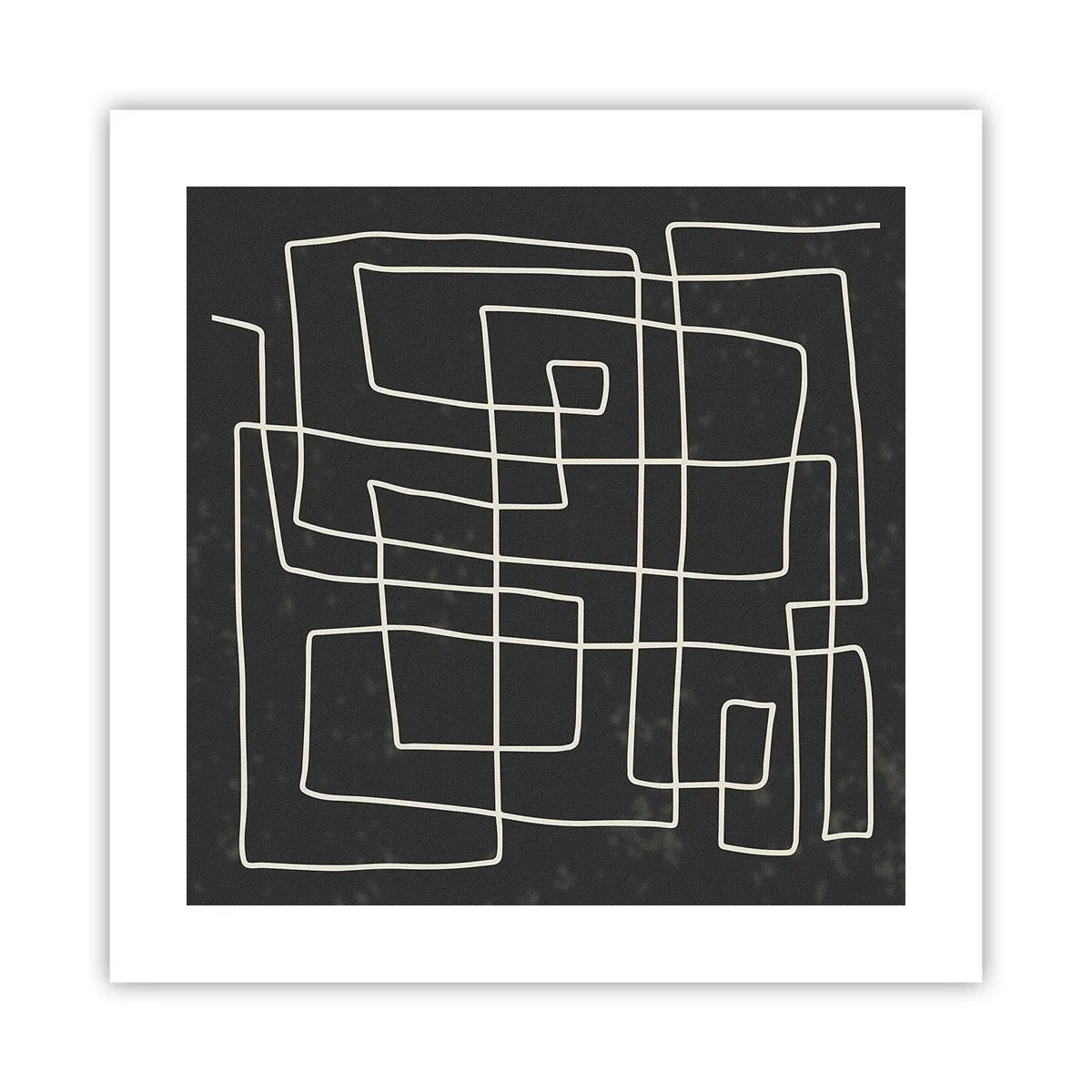 Affiche - Poster - Pas aussi simple - 40x40 cm