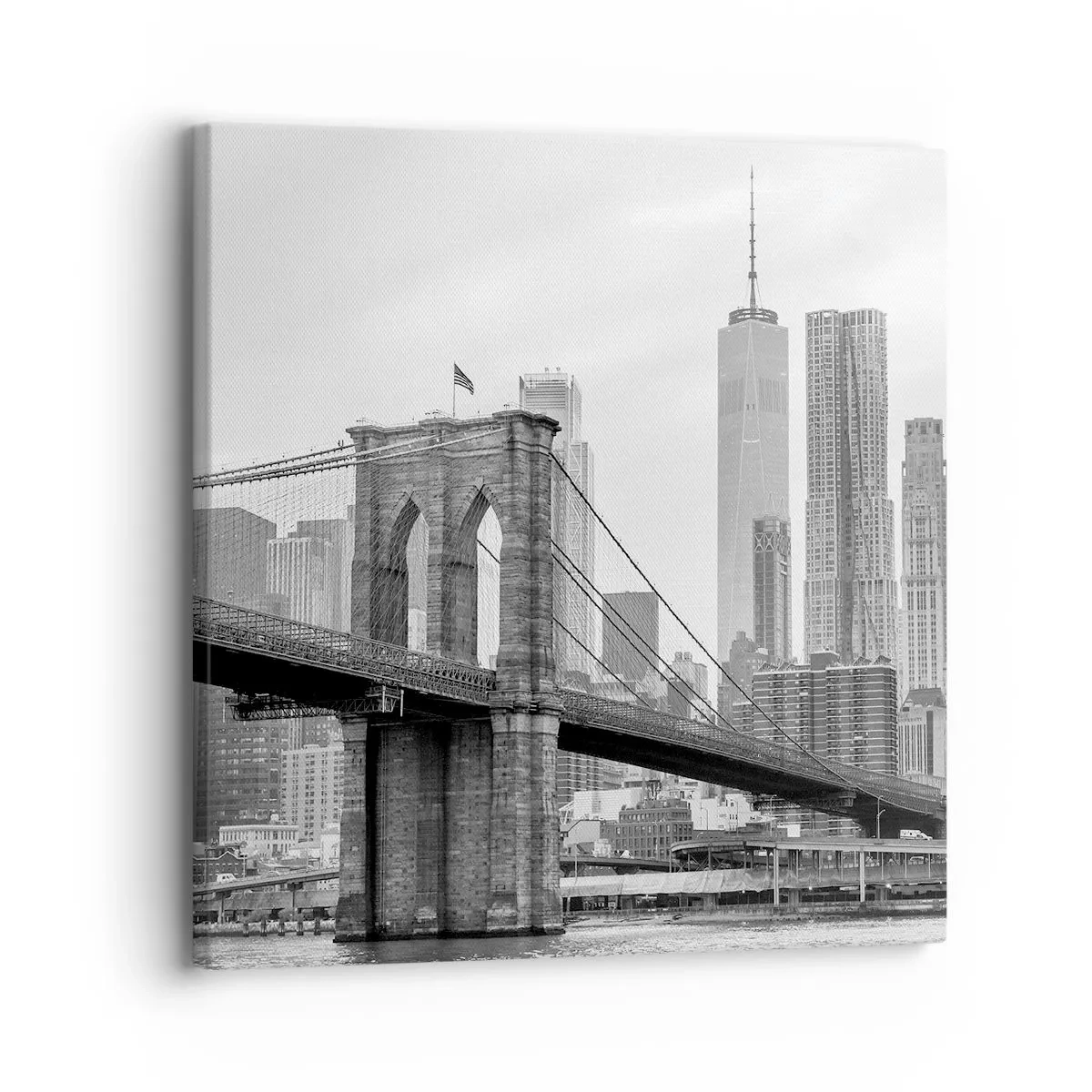 Impression sur toile - Image sur toile - Climat New-Yorkais - 30x30 cm