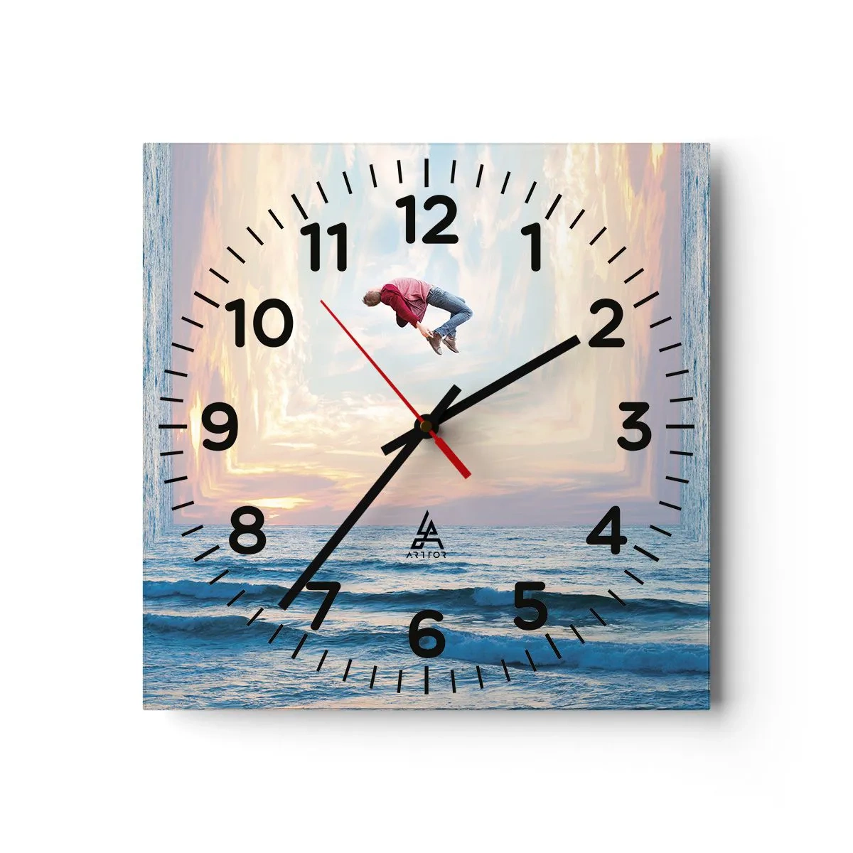 Horloge murale - Pendule murale - Vers une autre dimension - 40x40 cm