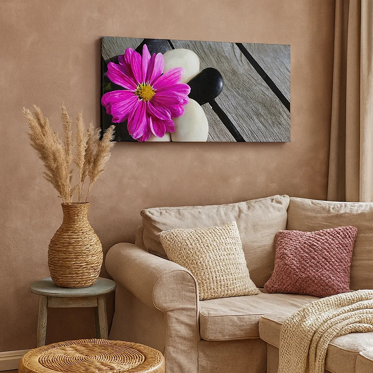 Impression sur toile - Image sur toile - Repos sur la jetée - 30x30 cm