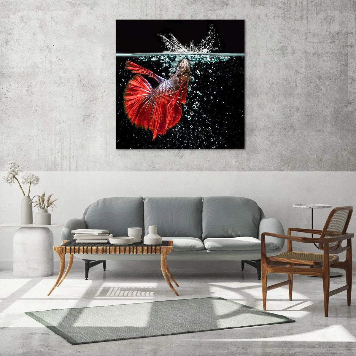 Impression sur verre - Image sur verre - Vous avez trois vœux - 70x70 cm