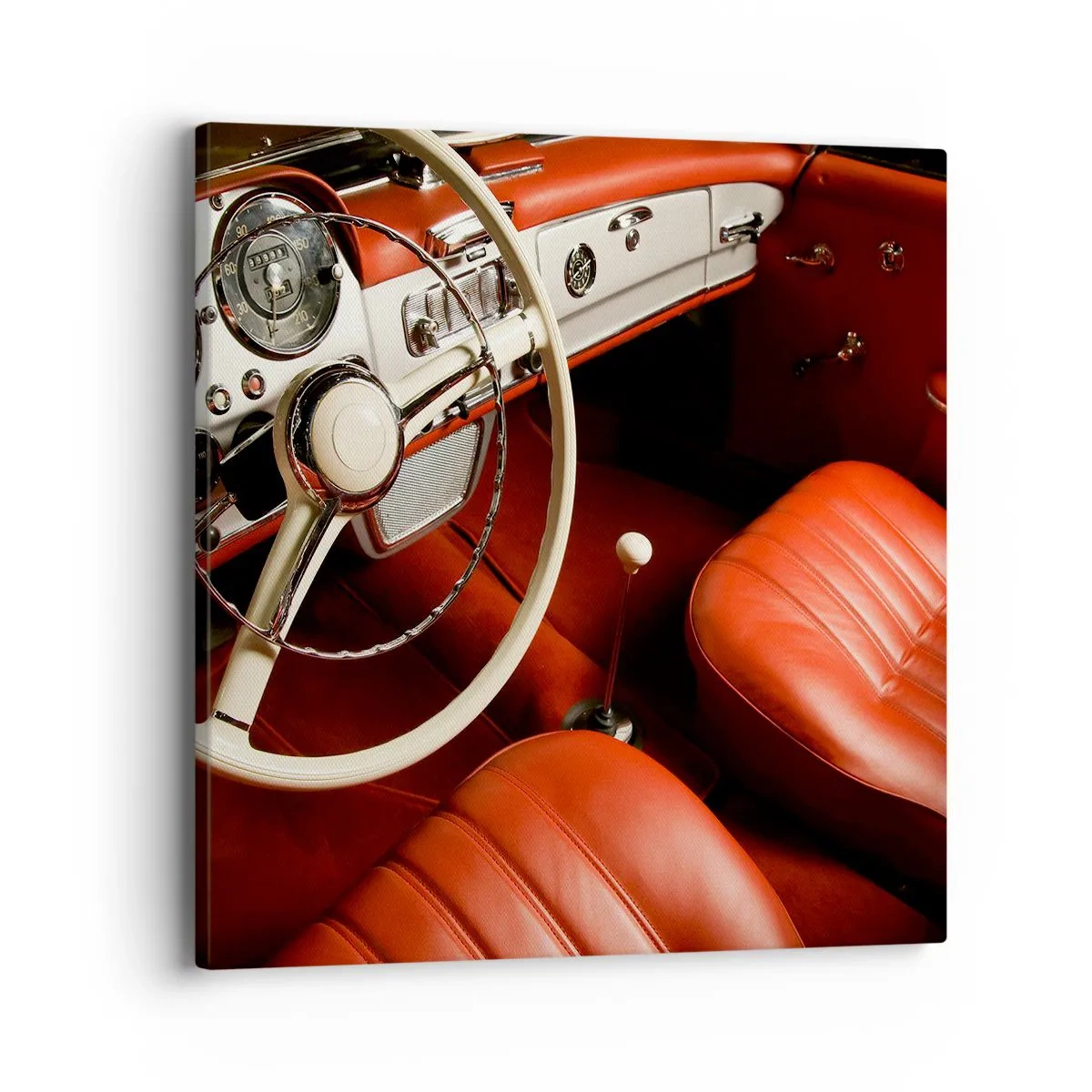 Impression sur toile - Image sur toile - Luxe de style vintage - 40x40 cm