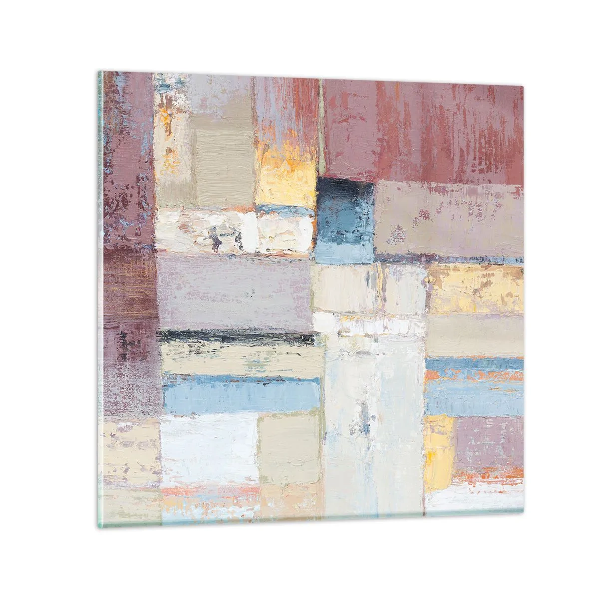 Impression sur verre - Image sur verre - Le calme de la géométrie - 30x30 cm