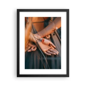 Affiche dans un cadre noir - Poster - Liée à la nature - 30x40 cm