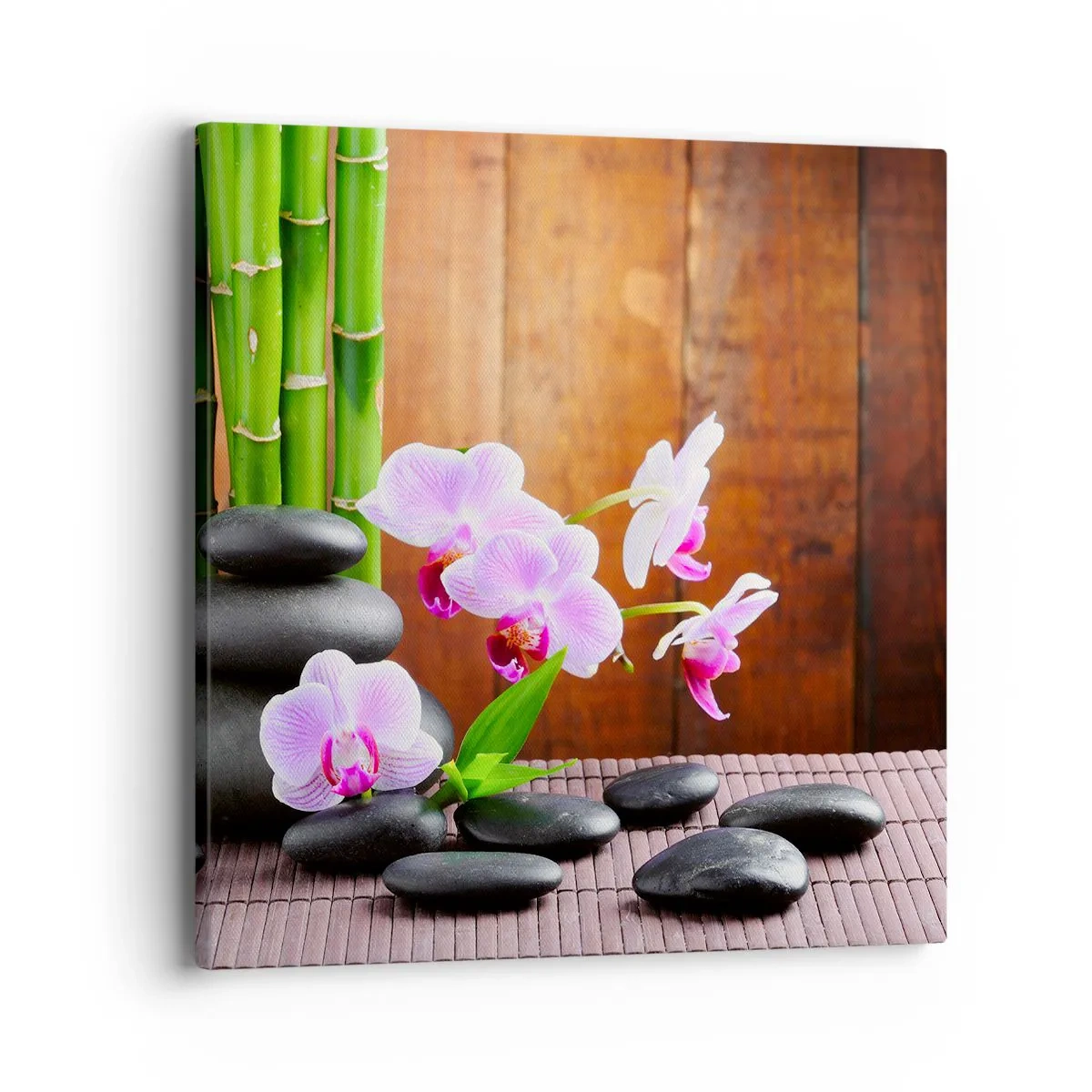 Impression sur toile - Image sur toile - Rencontrez les plaisirs de l'est - 40x40 cm