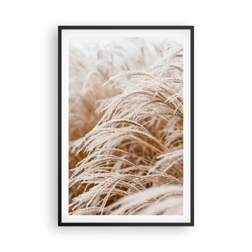 Affiche dans un cadre noir - Poster - Prosternez-vous devant le soleil d'automne - 61x91 cm