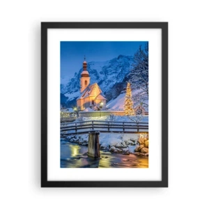 Affiche dans un cadre noir - Poster - L'âme du monde - 30x40 cm