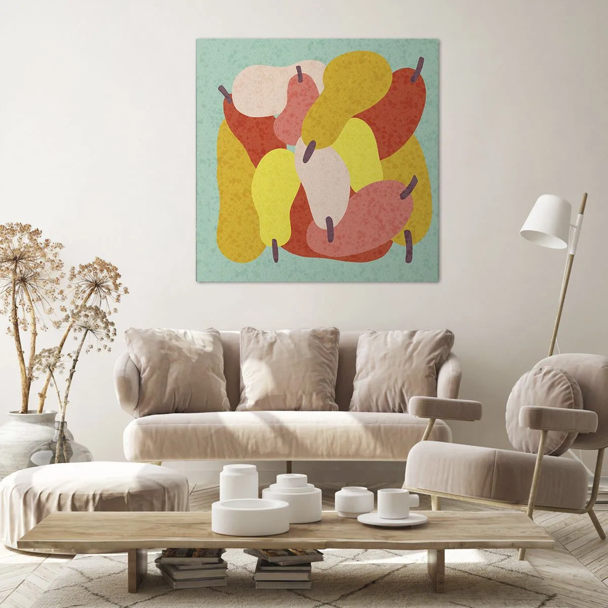 Impression sur toile - Image sur toile - Essayez le soleil d'été - 50x50 cm