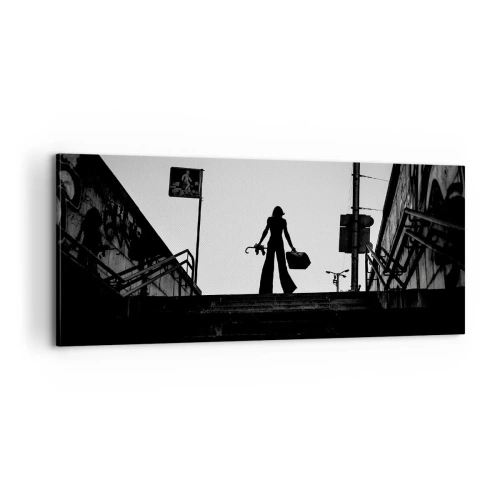Impression sur toile - Image sur toile - Pèlerinage urbain - 100x40 cm