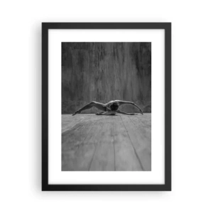 Affiche dans un cadre noir - Poster - Symétrie trouvée - 30x40 cm