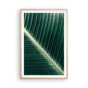 Affiche dans un chêne clair - Poster - Le rythme de la nature - 61x91 cm