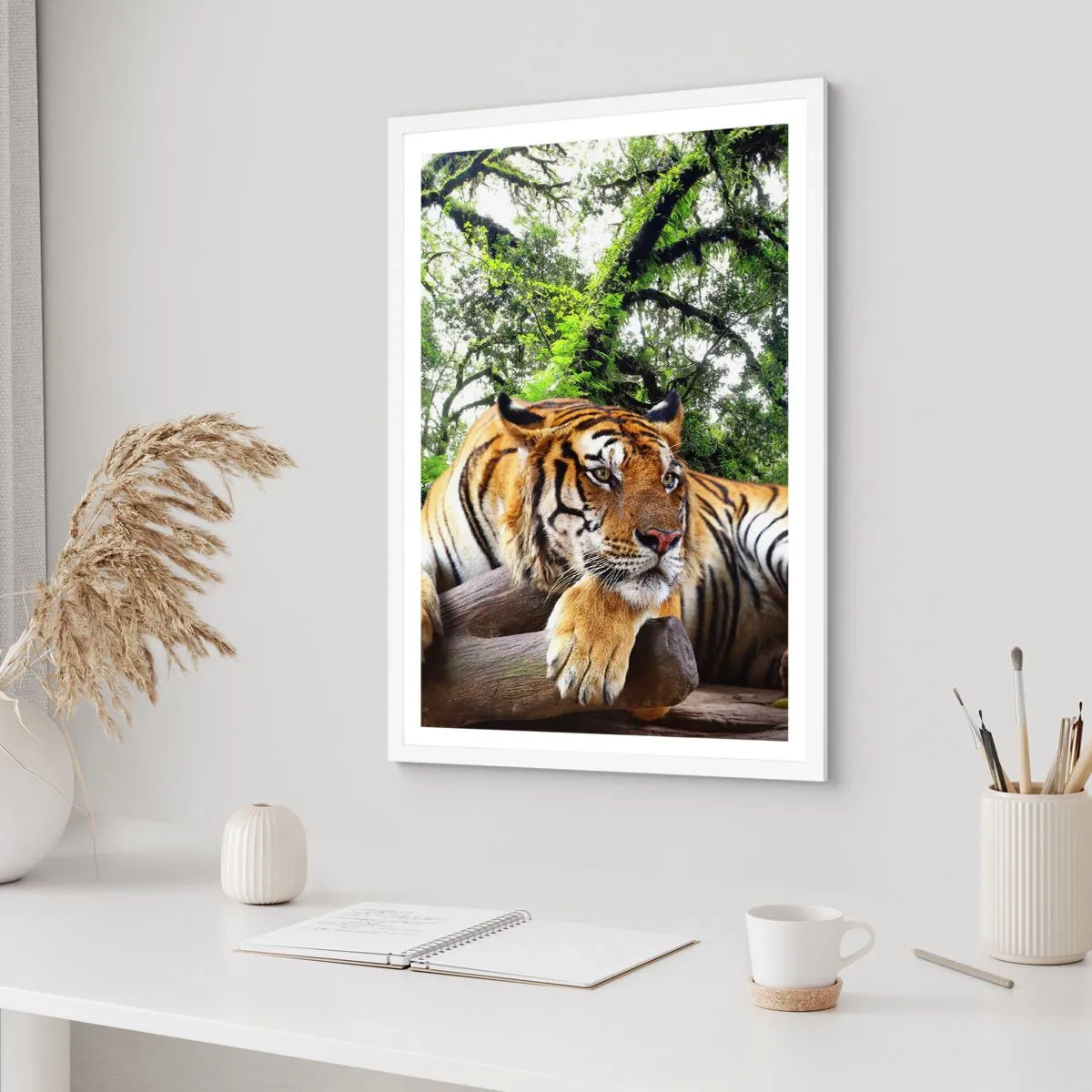 Affiche dans un cadre blanc - Poster - Cordialement - 70x100 cm