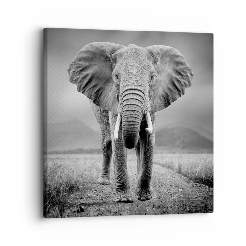 Impression sur toile - Image sur toile - Les hôtes vous saluent - 30x30 cm