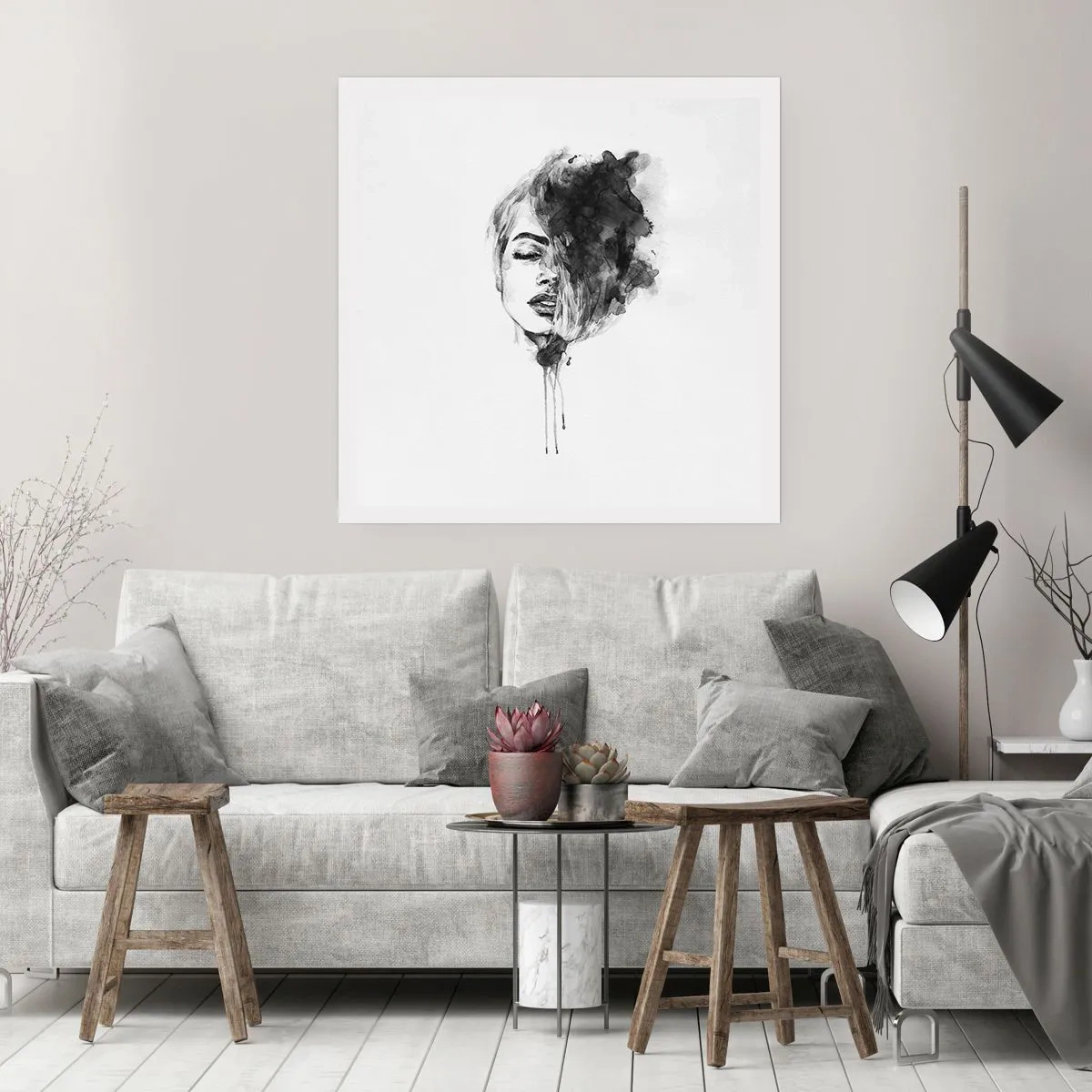 Affiche - Poster - De quoi rêve la fille - 40x40 cm