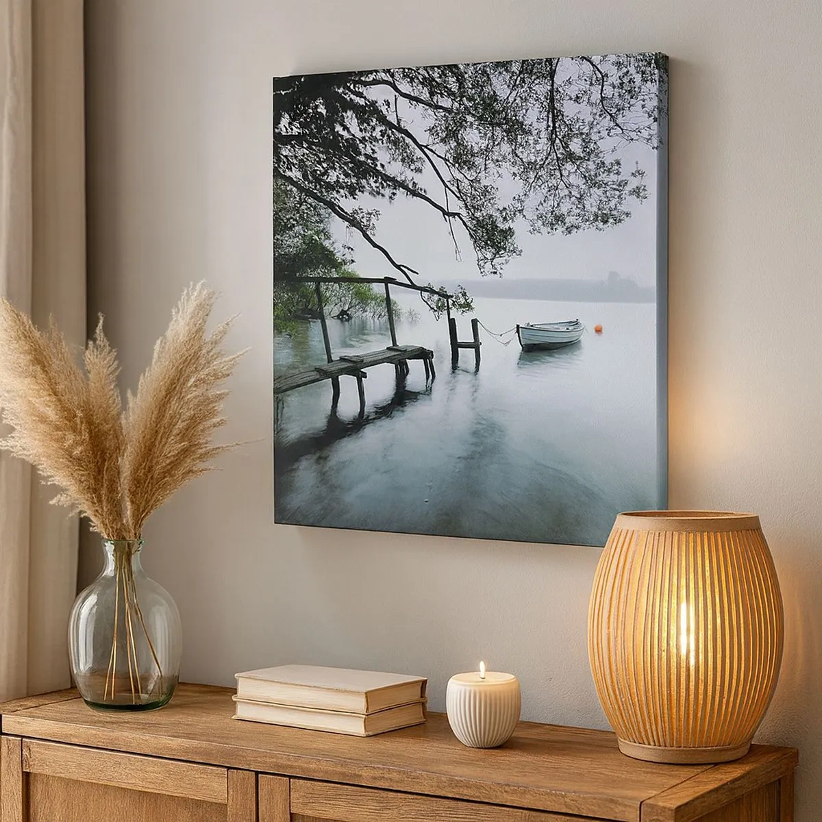 Impression sur toile - Image sur toile - Tu te reposes déjà - 30x30 cm