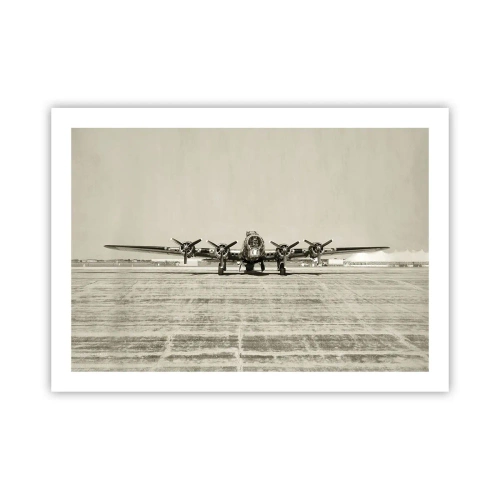 Affiche - Poster - Toujours prêt! - 70x50 cm