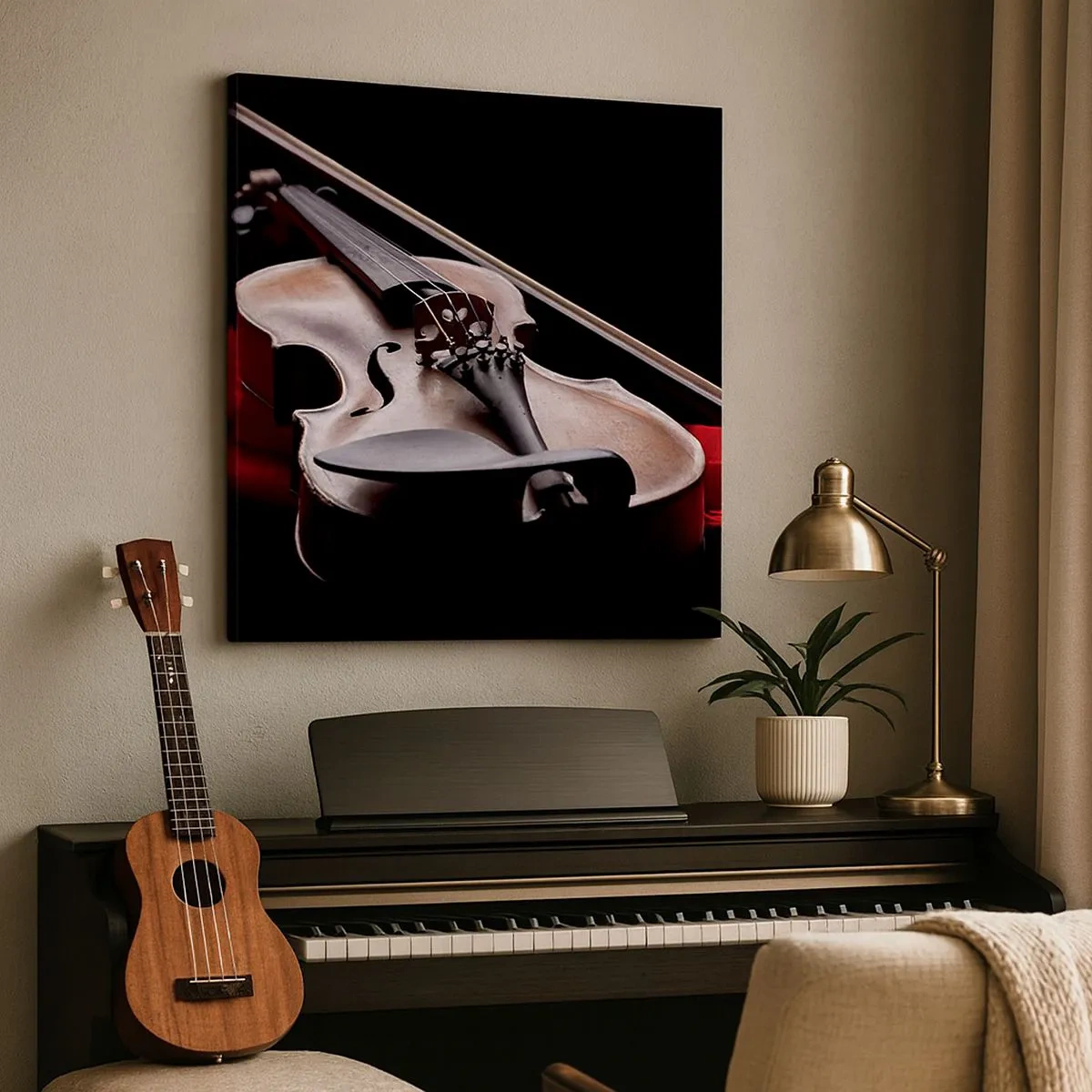 Impression sur toile - Image sur toile - Musique des sentiments - 30x30 cm