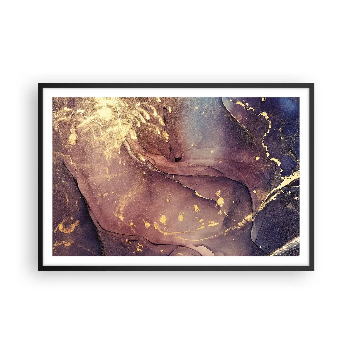 Affiche dans un cadre noir - Poster - Matière et esprit - 91x61 cm