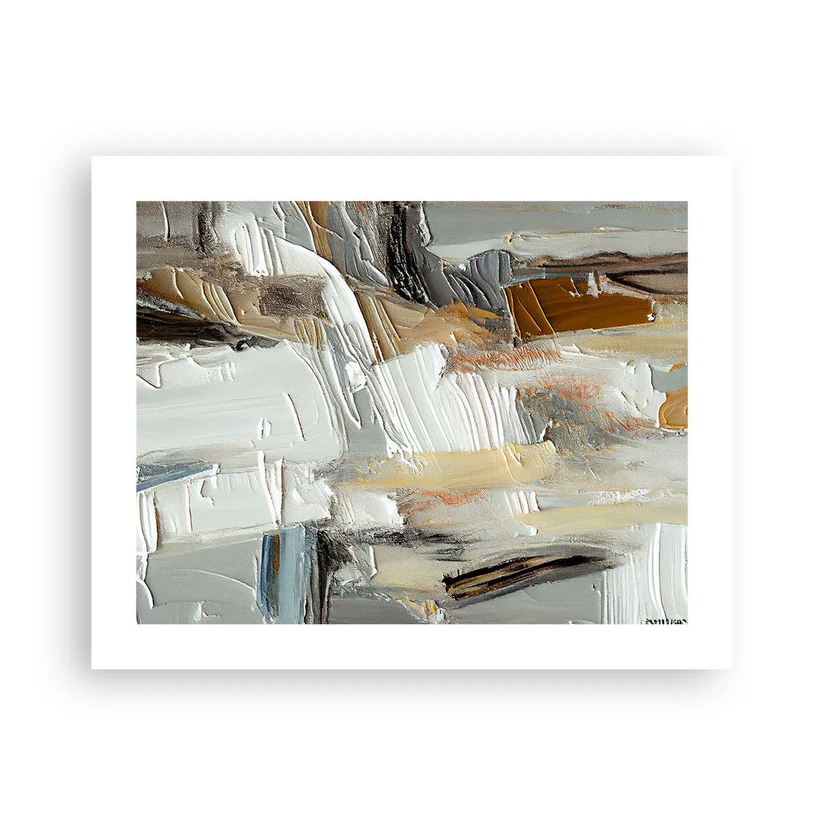 Affiche - Poster - Couches colorées - 50x40 cm