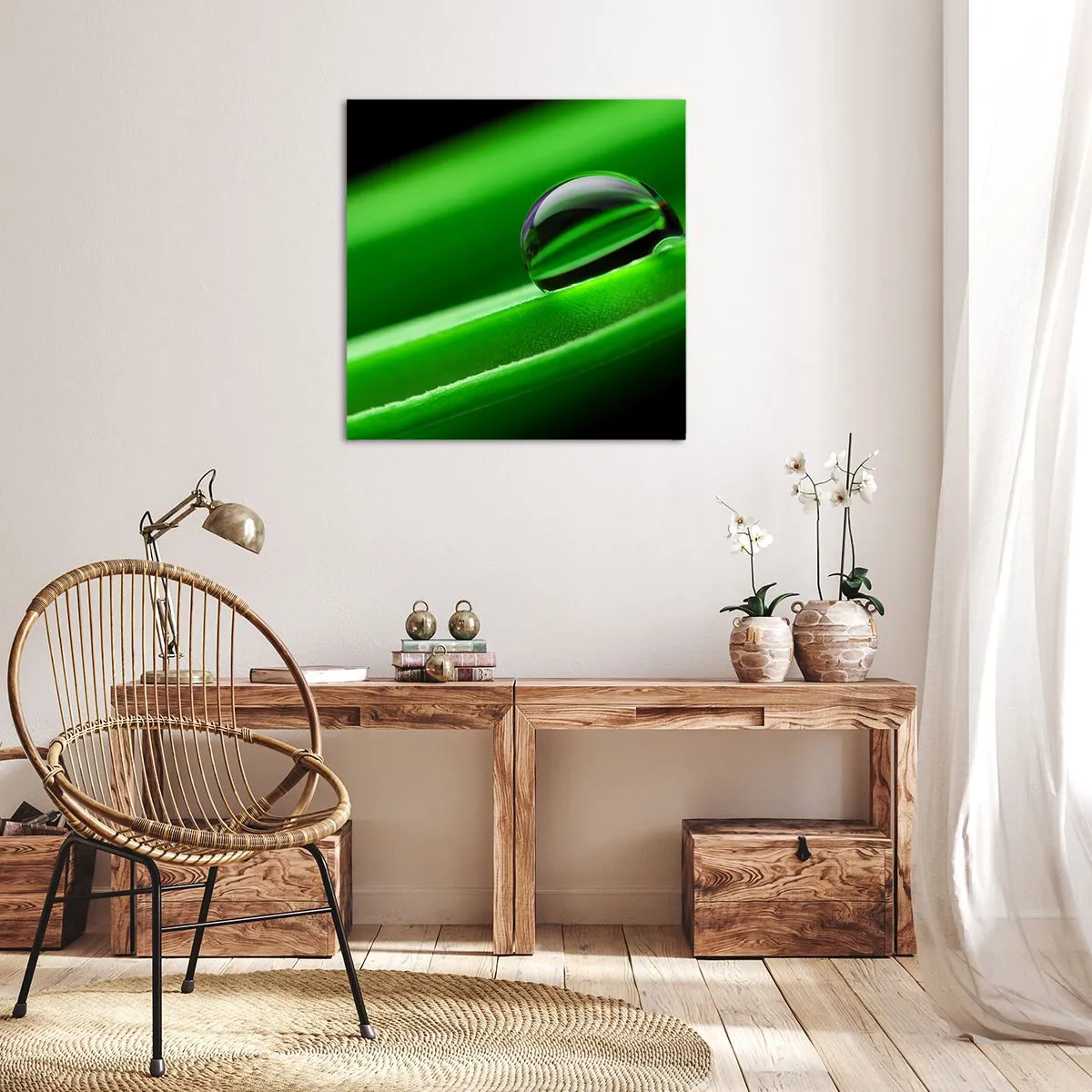 Impression sur toile - Image sur toile - La vie de près - 40x40 cm