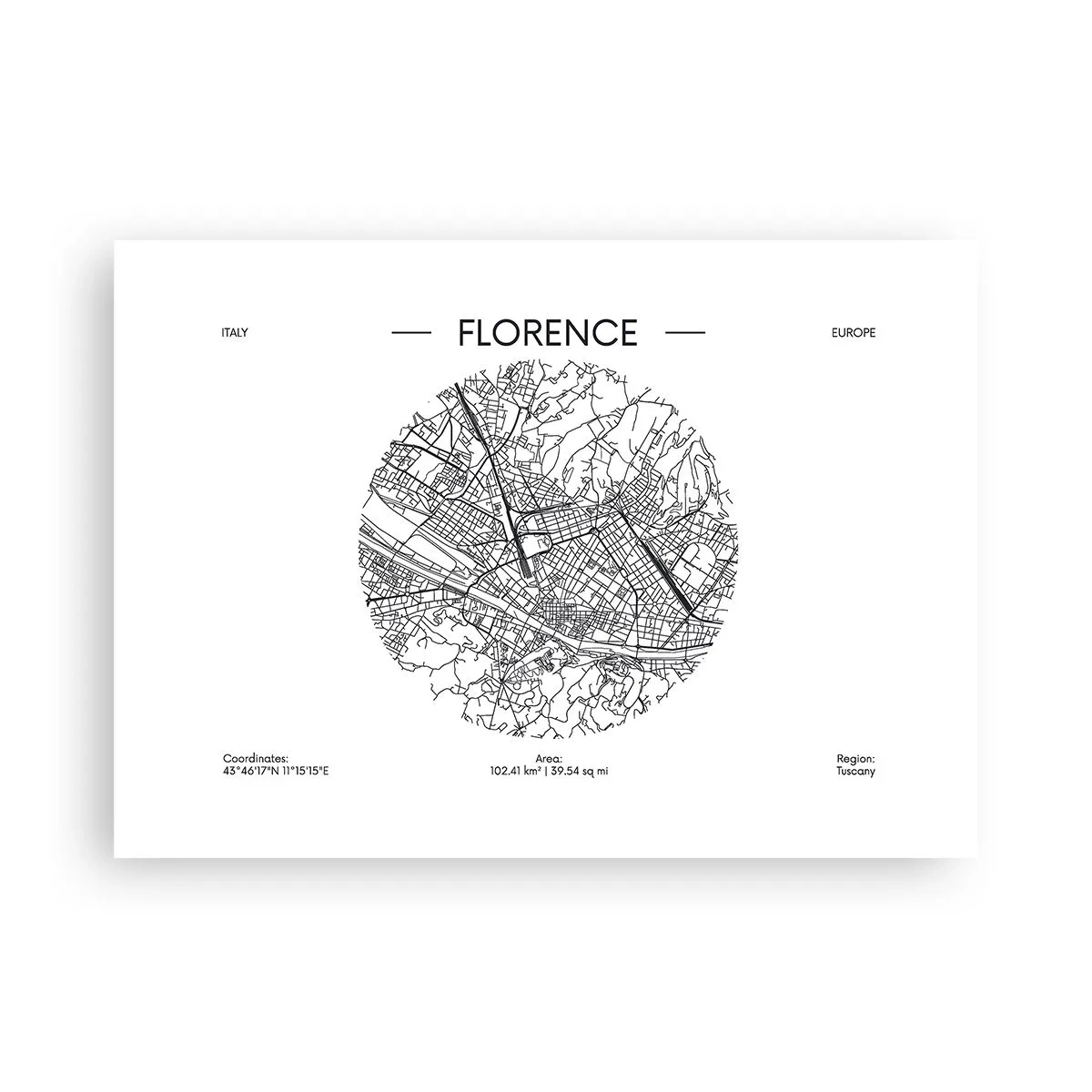 Affiche - Poster - Anatomie de Florence - 70x50 cm