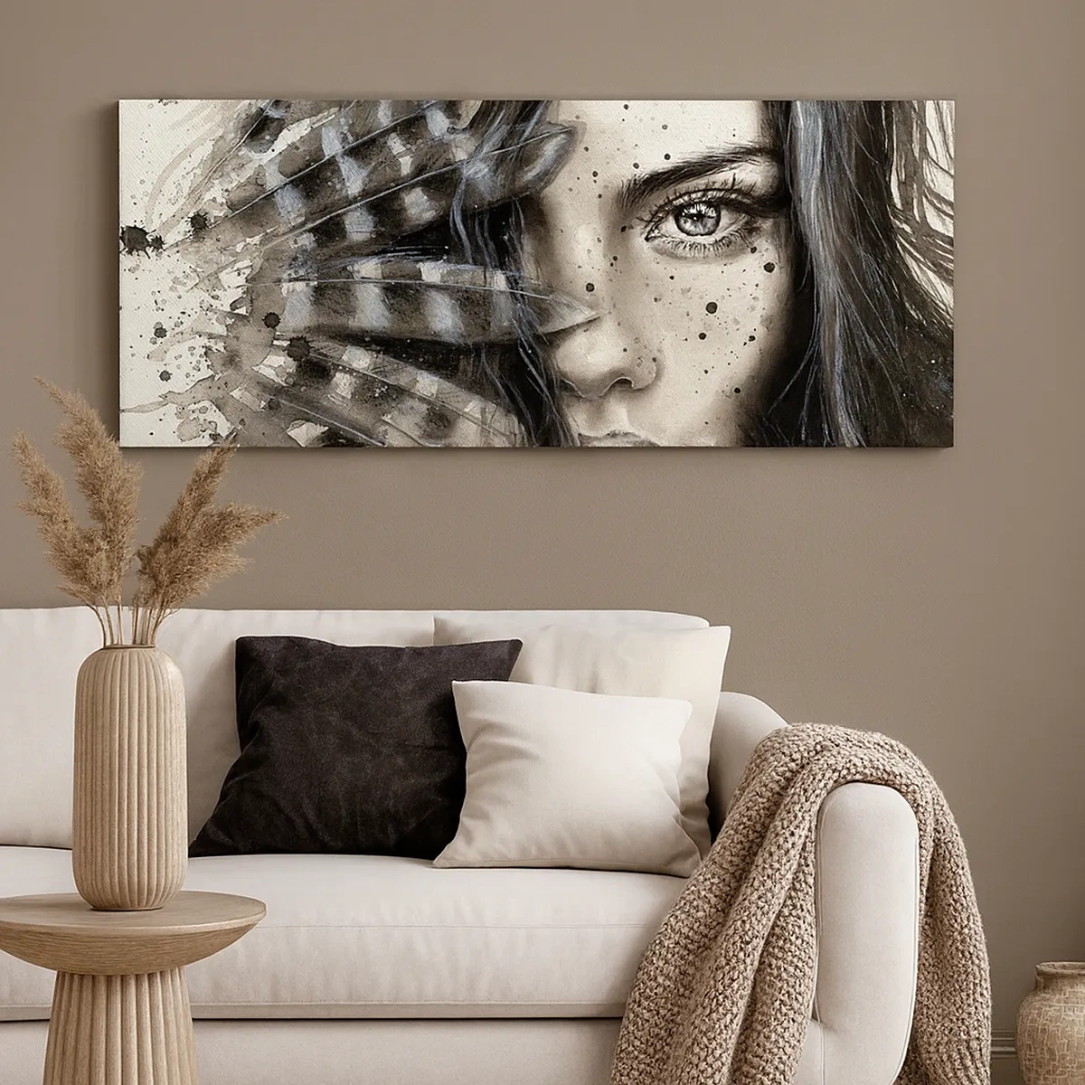 Impression sur toile - Image sur toile - Beauté sauvage - 30x30 cm