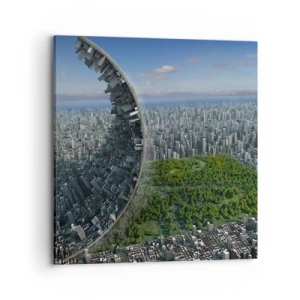 Impression sur toile - Image sur toile - La nature est éternelle - 70x70 cm