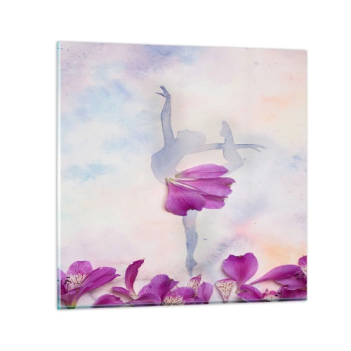 Impression sur verre - Image sur verre - Délicat comme une fleur - 30x30 cm