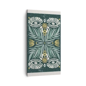 Impression sur toile - Image sur toile - Comme une découpe folklorique - 45x80 cm