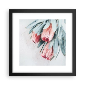 Affiche dans un cadre noir - Poster - Honte de leur propre beauté - 30x30 cm