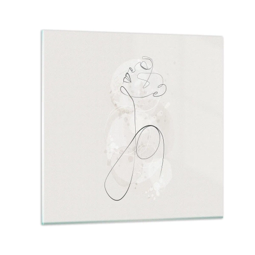 Impression sur verre - Image sur verre - Spirale de beauté - 30x30 cm