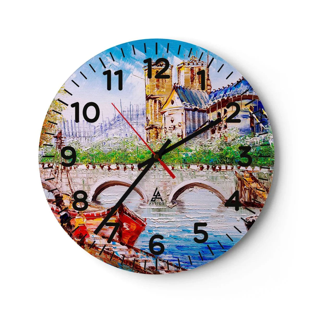 Horloge murale - Pendule murale - Leur temps ne passe jamais - 40x40 cm