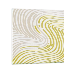 Impression sur verre - Image sur verre - Une composition au léger virage - 50x50 cm