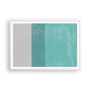 Affiche dans un cadre blanc - Poster - Composition équilibrée - 100x70 cm