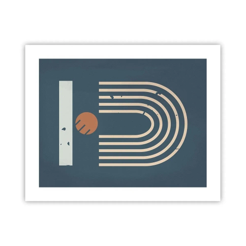 Affiche - Poster - Géométrie sur la grenade - 50x40 cm