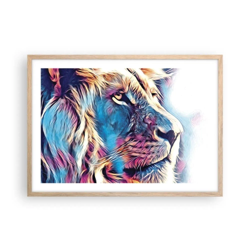 Affiche dans un chêne clair - Poster - L'intelligence de la nature - 70x50 cm