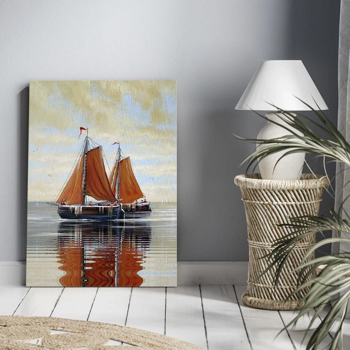 Impression sur toile - Image sur toile - He, navigue, marin - 45x80 cm